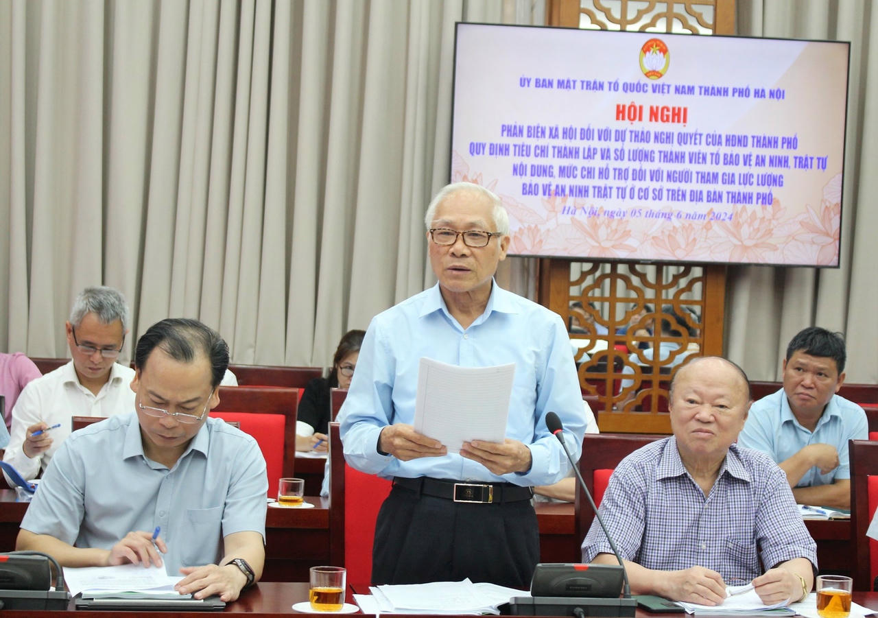 Ông Phạm Ngọc Thảo phát biểu tại hội nghị. 