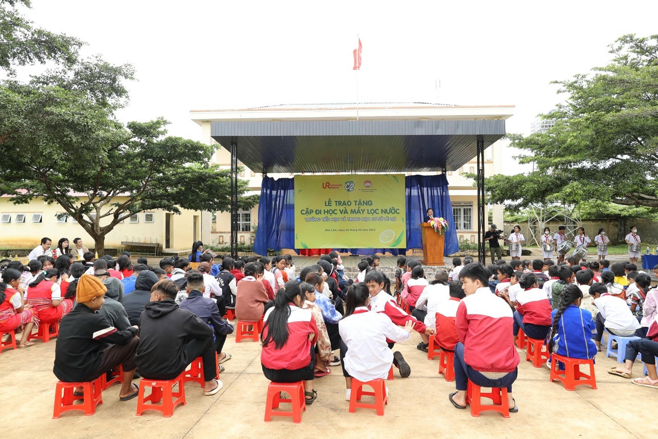 Đồng hành với trẻ trên hành trình đến trường được URC Việt Nam xác định là trách nhiệm xuyên suốt.
