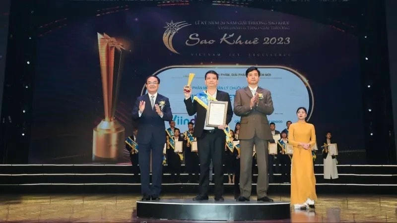 Đại diện Viindoo tại Sao Khuê 2023.