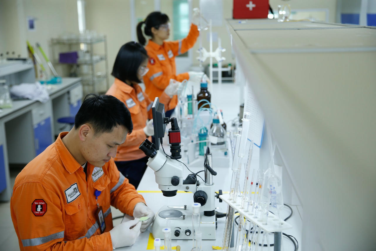 Nghiên cứu và phát triển sản phẩm tại Masan High-Tech Materials.