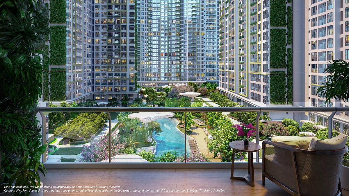 Chủ nhân LUMIÈRE Boulevard tận hưởng không gian sống xanh suốt 365 ngày.