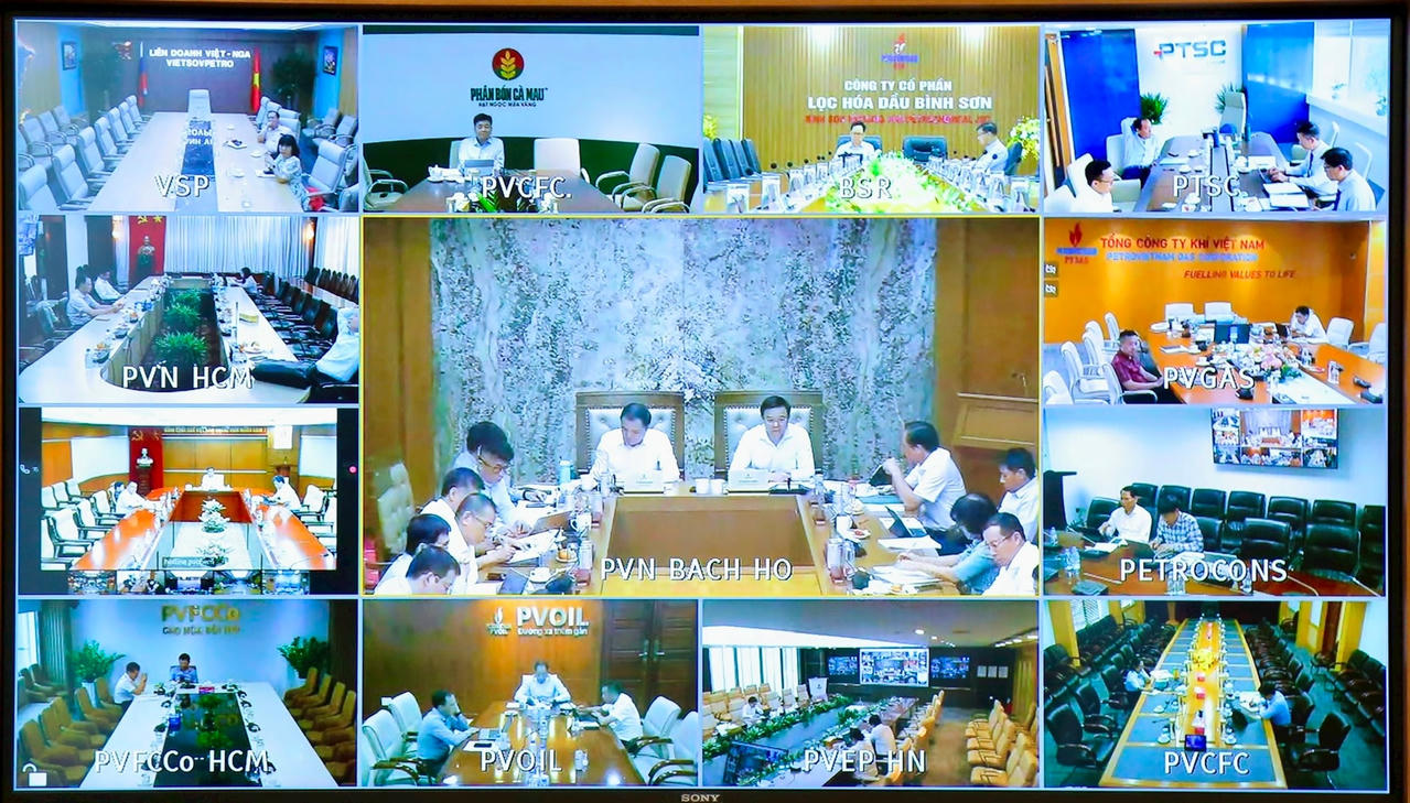 Các điểm cầu trực tuyến.
