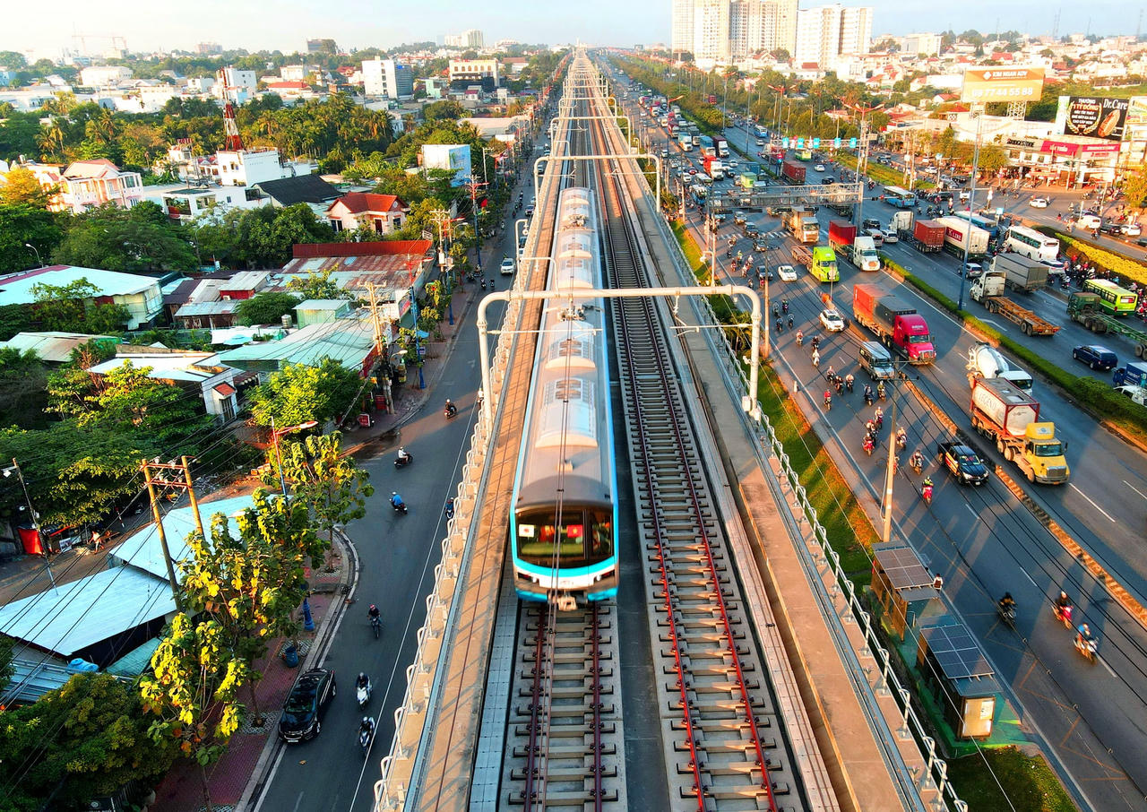 Dự kiến, cuối năm 2023  tuyến Metro số 1 sẽ đi vào hoạt động.