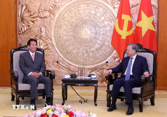Tổng Bí thư Tô Lâm tiếp ông Sugi Ryotaro, nguyên Đại sứ đặc biệt Việt Nam-Nhật Bản. (Ảnh: Văn Điệp/TTXVN) ttxvn-tong-bi-thu-to-lam-tiep-nguyen-dai-su-dac-biet-viet-nam-nhat-ban-2003-2.jpg