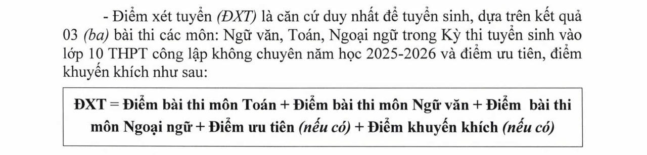 xét tuyển