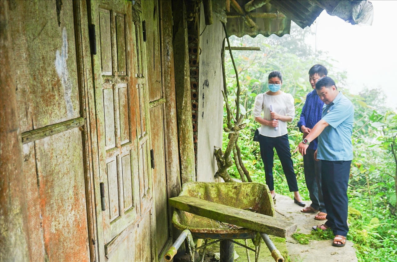 Hàng chục hộ dân sẽ được chuyển đến nơi ở an toàn khi khu tái định cư thôn Láo Vàng (xã Phìn Ngan, huyện Bát xát, tỉnh Lào Cai) hoàn thành