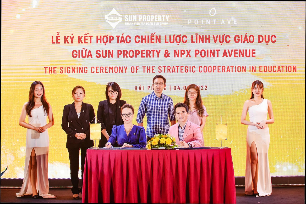 Sun Property hợp tác chiến lược cùng Tập đoàn giáo dục tư nhân NPX Point Avenue.