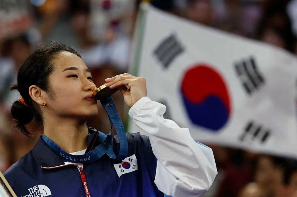 An Se-young giúp Hàn Quốc có huy chương Vàng thứ 11. (Nguồn: AFP) An Se-young_0508.jpg