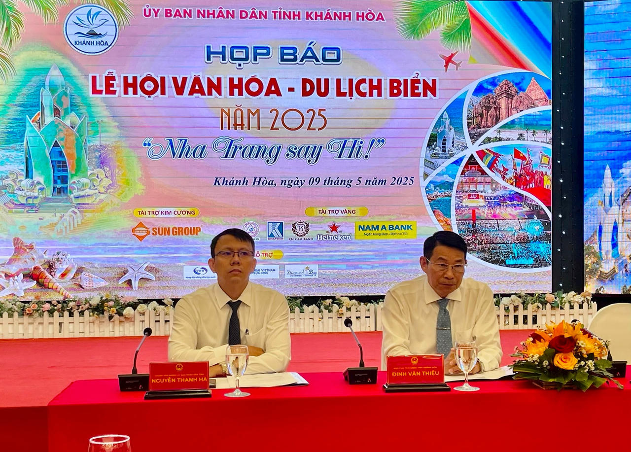 Họp báo, thông báo lễ việc tổ chức lễ hội Văn hóa – Du lịch năm 2025 (ảnh Thùy Trang).
