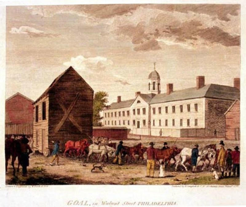 Thành phố Philadelphia những năm 1800. Ảnh: Grunge.