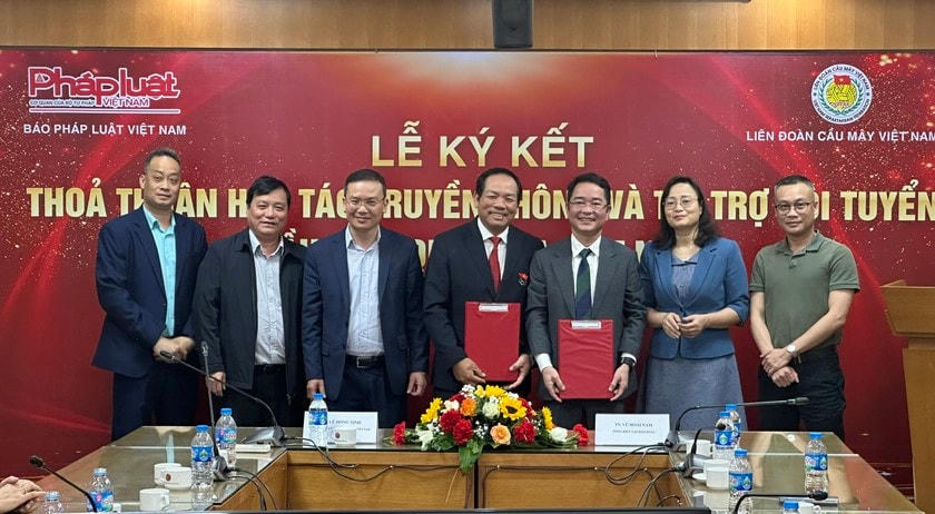 Lễ ký kết thành công tốt đẹp.