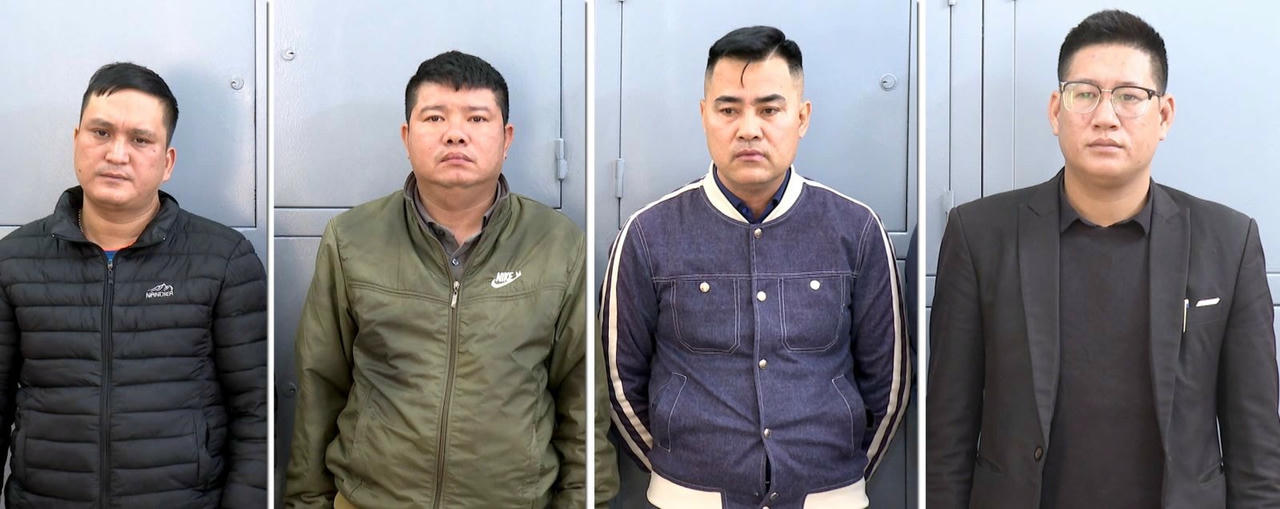 4 nhân viên Công ty vệ sĩ Security bị tạm giữ hình sự vào ngày 28/11.
