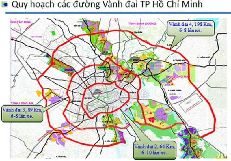 Dự án đường Vành đai 3 đang được TP HCM và các tỉnh phối hợp thực hiện.
