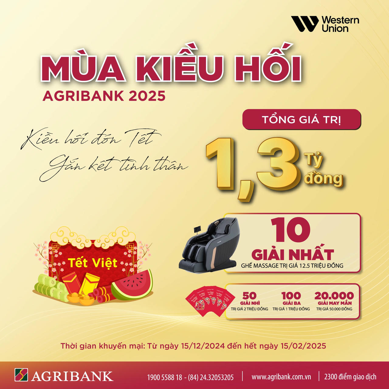 Mùa kiều hối Agribank 2025
