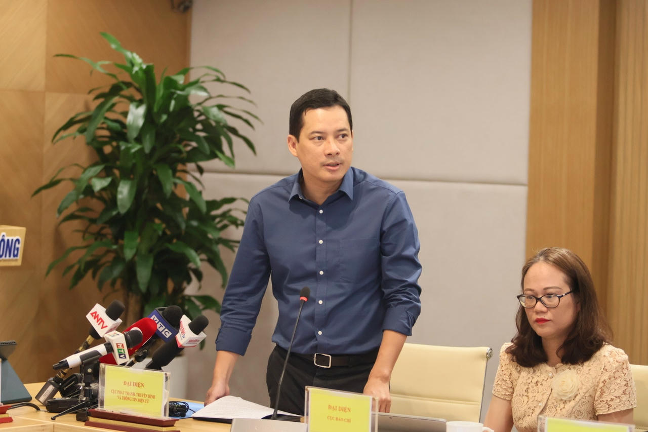 Ông Lê Quang Tự Do, Cục trưởng Cục Phát thanh, Truyền hình và Thông tin điện tử, Bộ TTTT.