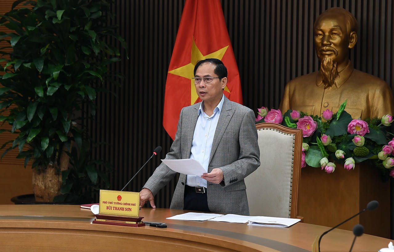 Phó Thủ tướng Bùi Thanh Sơn chủ trì họp Tổ công tác về hợp tác kinh tế, thương mại với Hoa Kỳ- Ảnh 1.