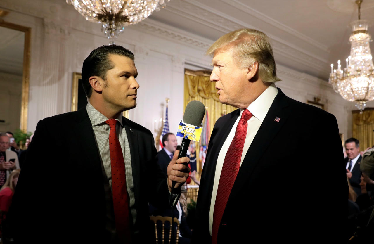 Trump speaks at the White House in Washington