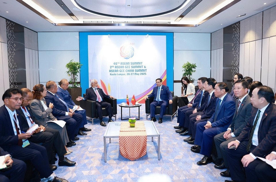 Quang cảnh cuộc gặp. (Ảnh: Dương Giang/TTXVN)