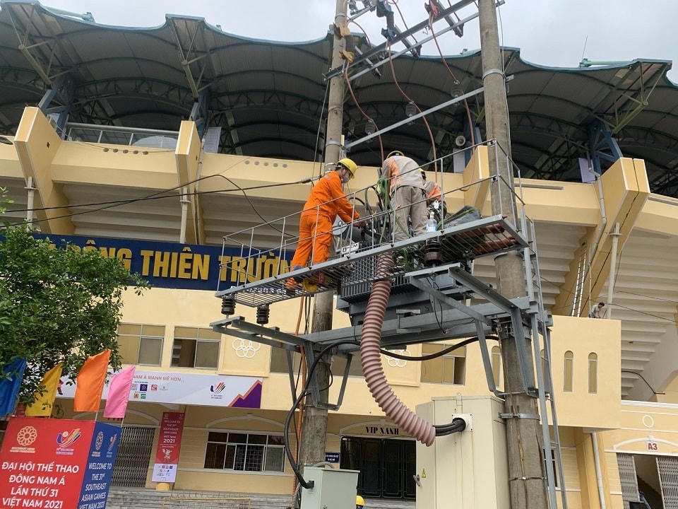 DL TP Nam Dinh NCS MBA Sở VHTTDL cấp điện cho SVD Thiên trường