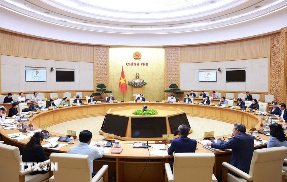Phiên họp Chính phủ chuyên đề về xây dựng pháp luật tháng 12 năm 2024. (Ảnh: Dương Giang/TTXVN) ttxvn_thu_tuong_phien_hop_chinh_phu_chuyen_de_ve_xay_dung_phap_luat_thang_12_04-2.jpg