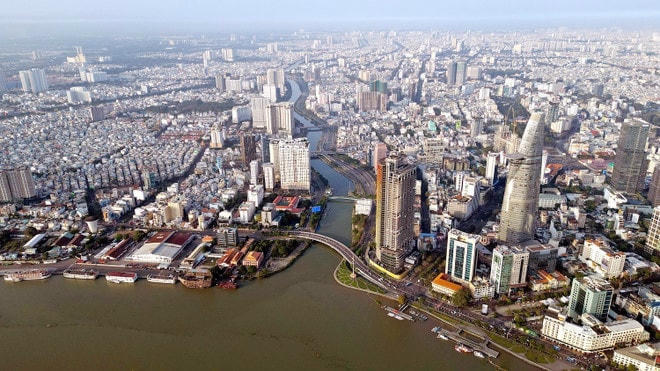 Một góc Thành phố Hồ Chí Minh bên sông Sài Gòn, khu vực Bến Nhà Rồng. (Ảnh: Tuấn Anh/TTXVN) thanh-pho-ho-chi-minh-3.jpg