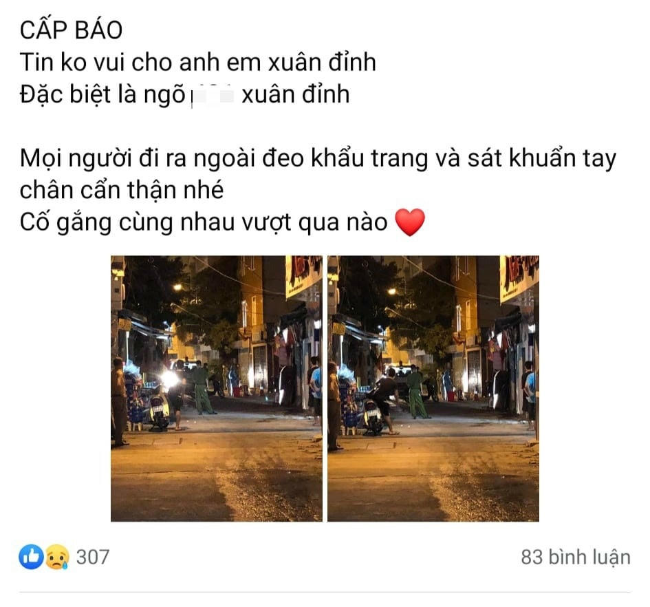 Thông tin lan truyền trên mạng xã hội.