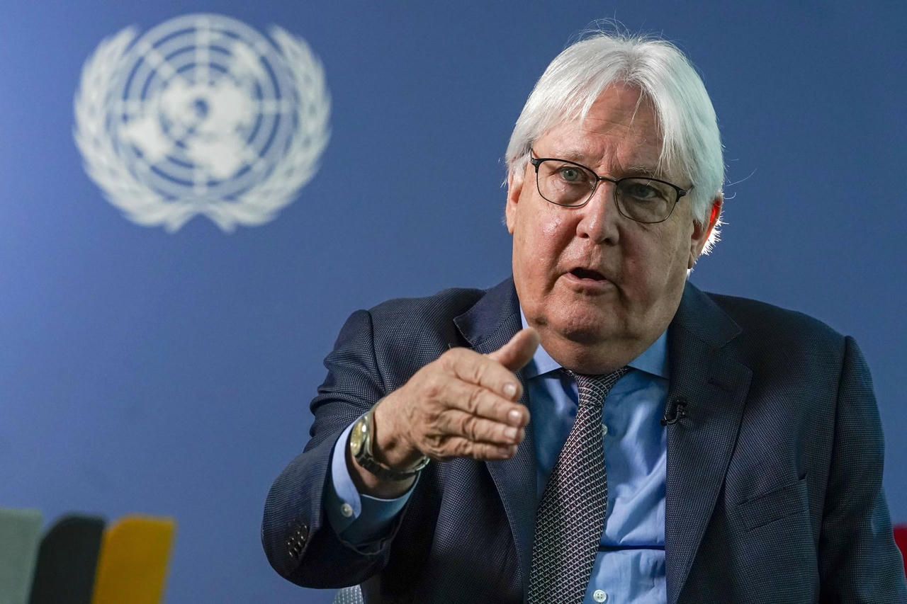 Phó Tổng thư ký phụ trách các vấn đề nhân đạo của Liên hợp quốc Martin Griffiths. Ảnh: AP.
