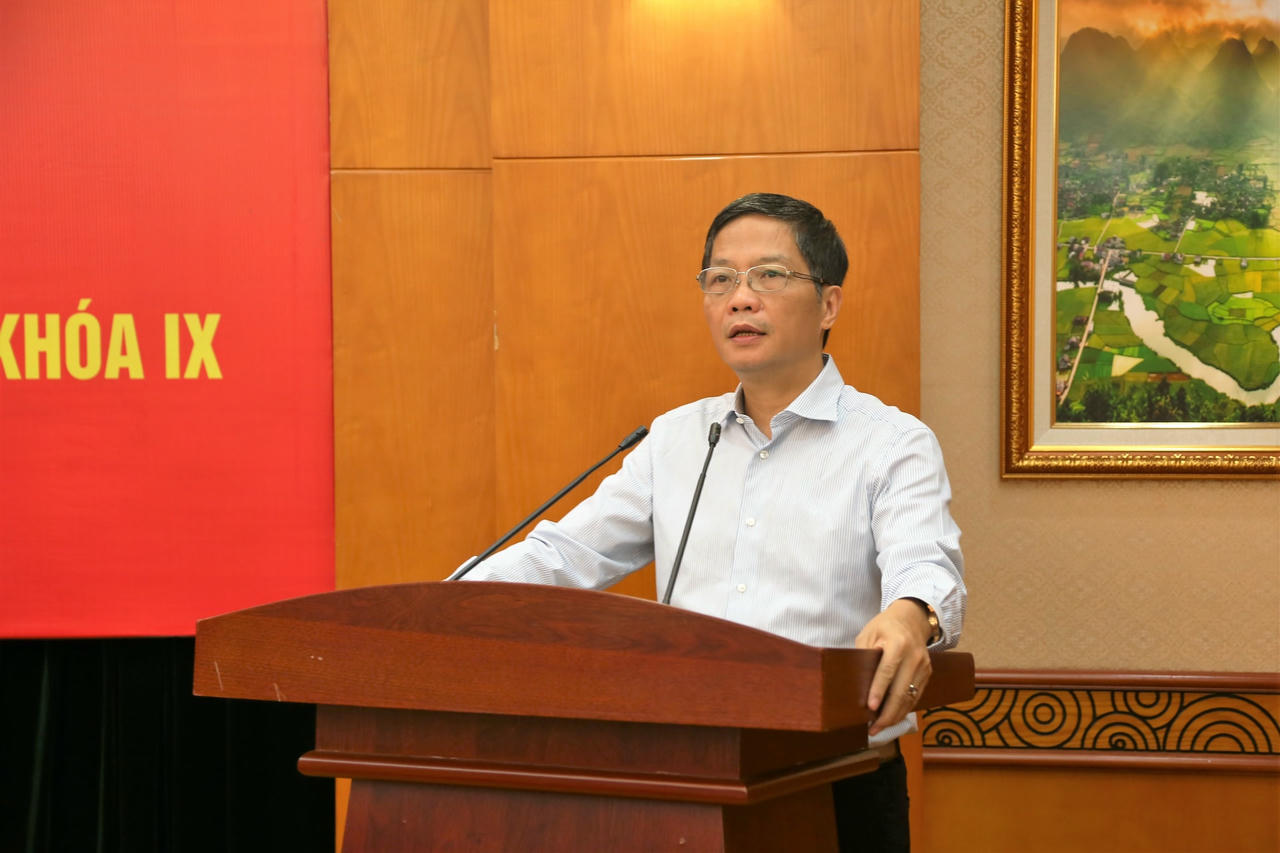 Trưởng Ban Kinh tế Trung ương phát biểu tại hội nghị
