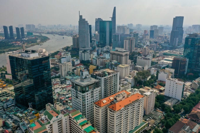 Khu trung tâm TP HCM, tháng 1/2021. Ảnh: Quỳnh Trần.