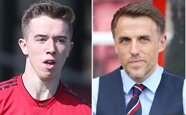 Là con của Phil Neville và cháu trai của Gary Neville nên Harvey Neville sớm cũng đã được làm quen với bóng đá. Điều đáng chú ý là dù bắt đầu tại học viện của Manchester United nhưng Harvey sau đó đã chuyển sang Manchester City rồi Valencia trước khi quay về Old Trafford vào năm 2018.