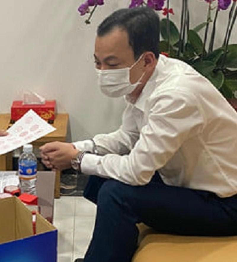 Đối tượng Lê Thanh Trung. Ảnh CAĐN