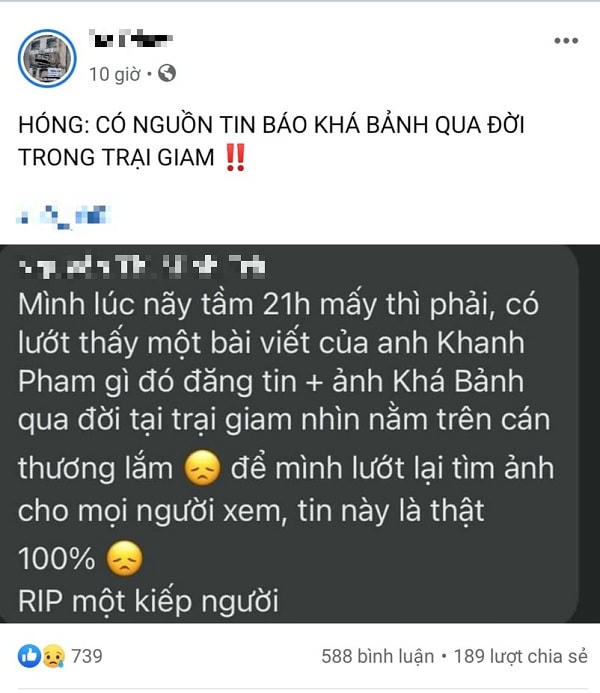 Vô số bài đăng về thông tin Khá 
