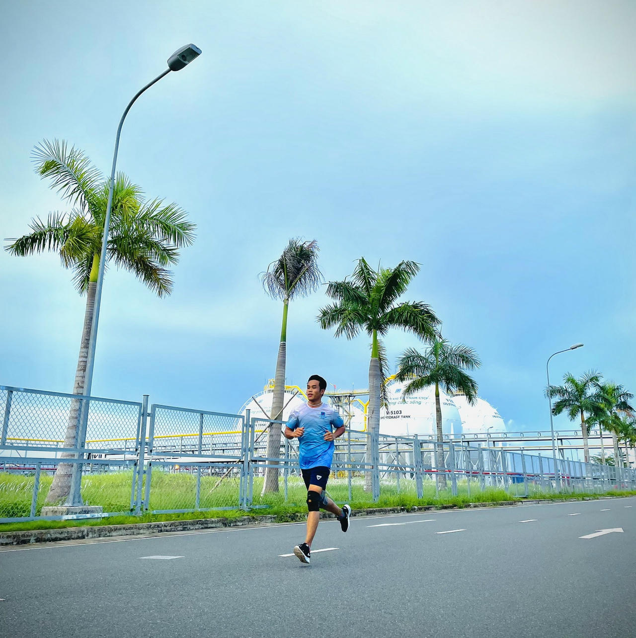 Runner PV GAS chạy thi online tại Khu công nghiệp Khí – Điện – Đạm Cà Mau.