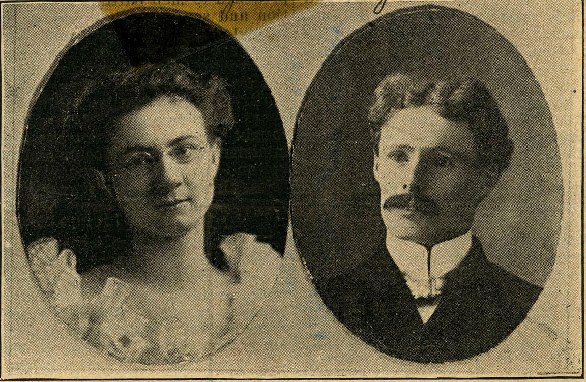 Hai nhà truyền giáo Effie và Rev. Richard H. Sidebotham. Ảnh: Korea Times.