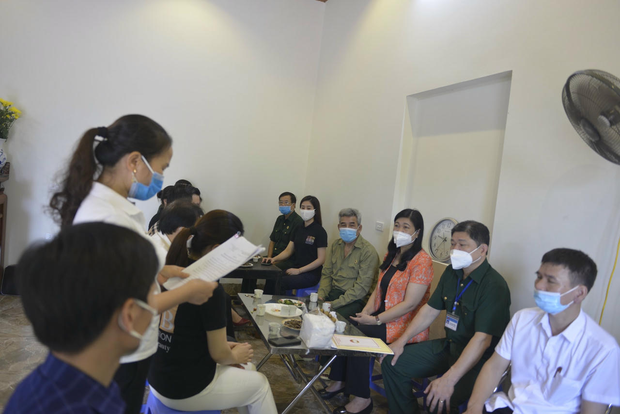 Lễ khánh thành nhà Đại đoàn kết cho hộ gia đình ông Đoàn Văn Tư.