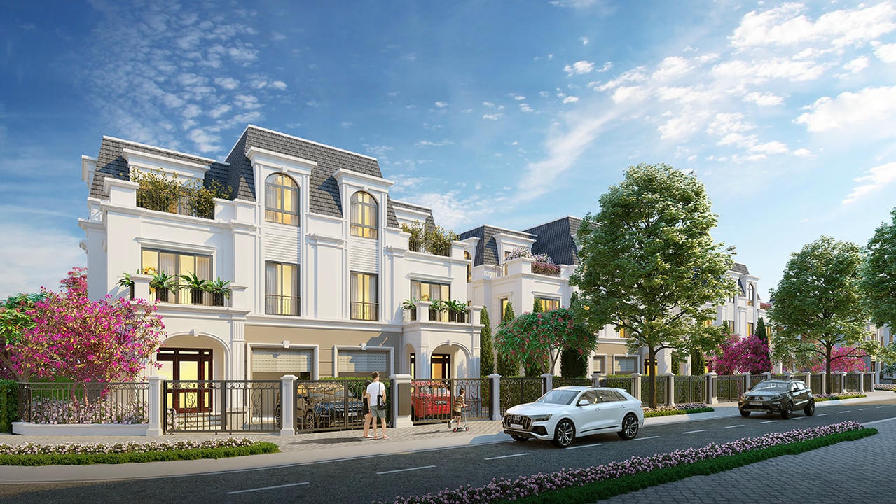 Chủ nhân các căn biệt thự Thảo Viên Villas tại Hinode Royal Park được tận hưởng không gian sống xanh an lành hiếm có.