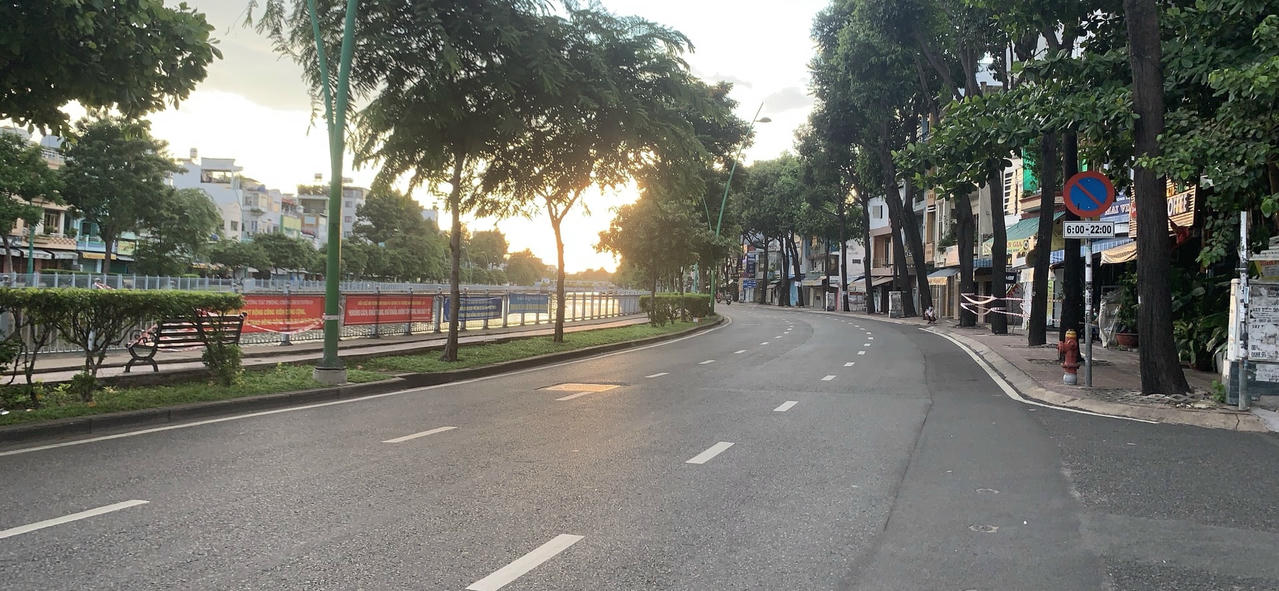 Đường Hoàng Sa Quận 3 hầu hết người dân đều chấp hành yêu cầu của TP HCM.