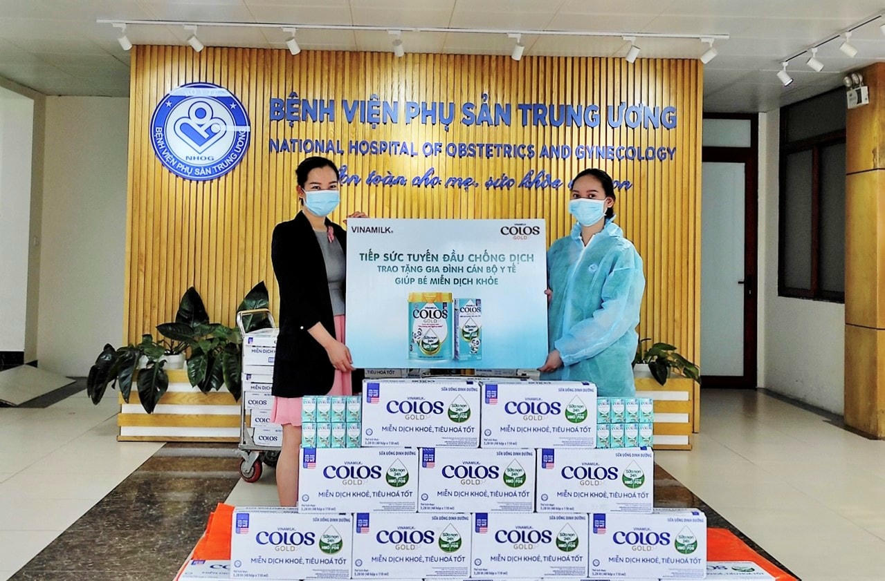 50.000 sản phẩm Vinamilk ColosGold 3 và sữa uống dinh dưỡng ColosGold.