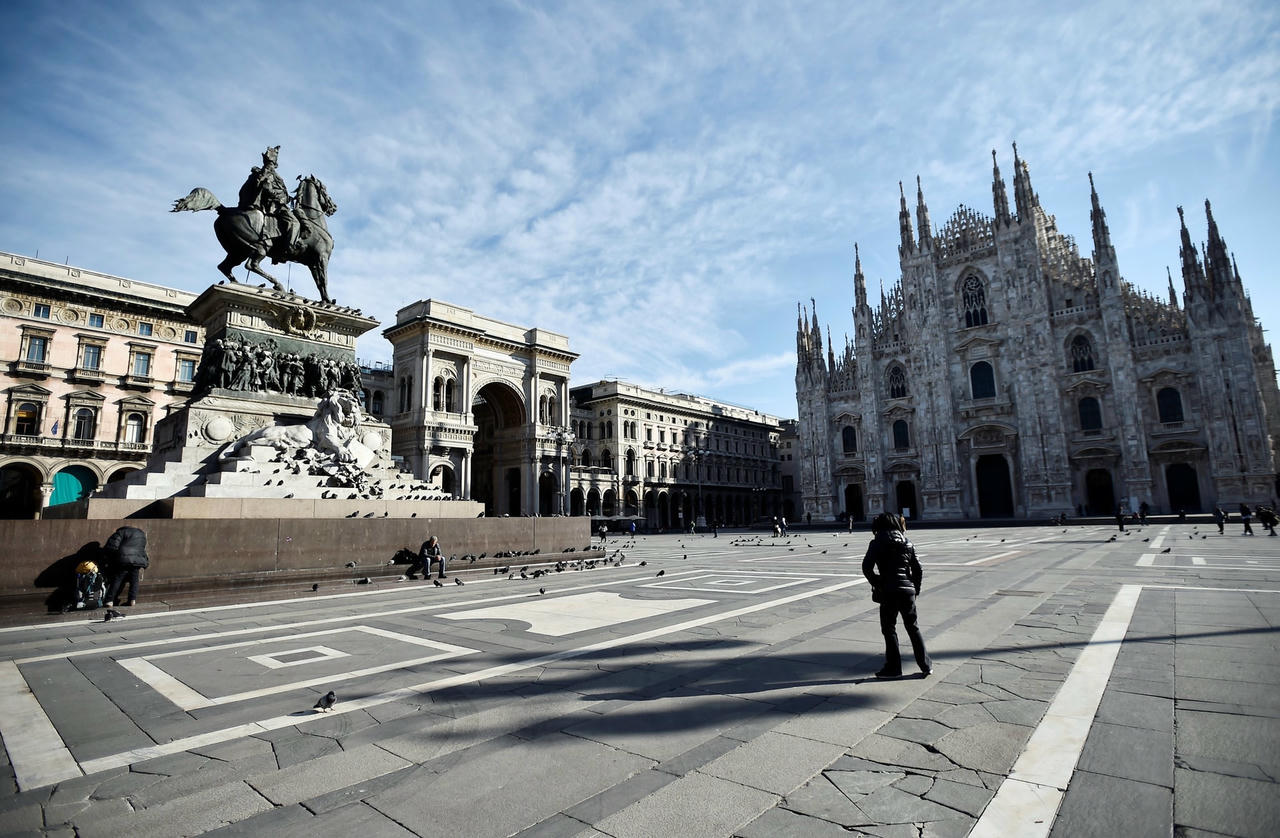 Italy là một trong những quốc gia châu Âu đầu tiên áp đặt lệnh phong tỏa cấp quốc gia. Ảnh: NY Times.