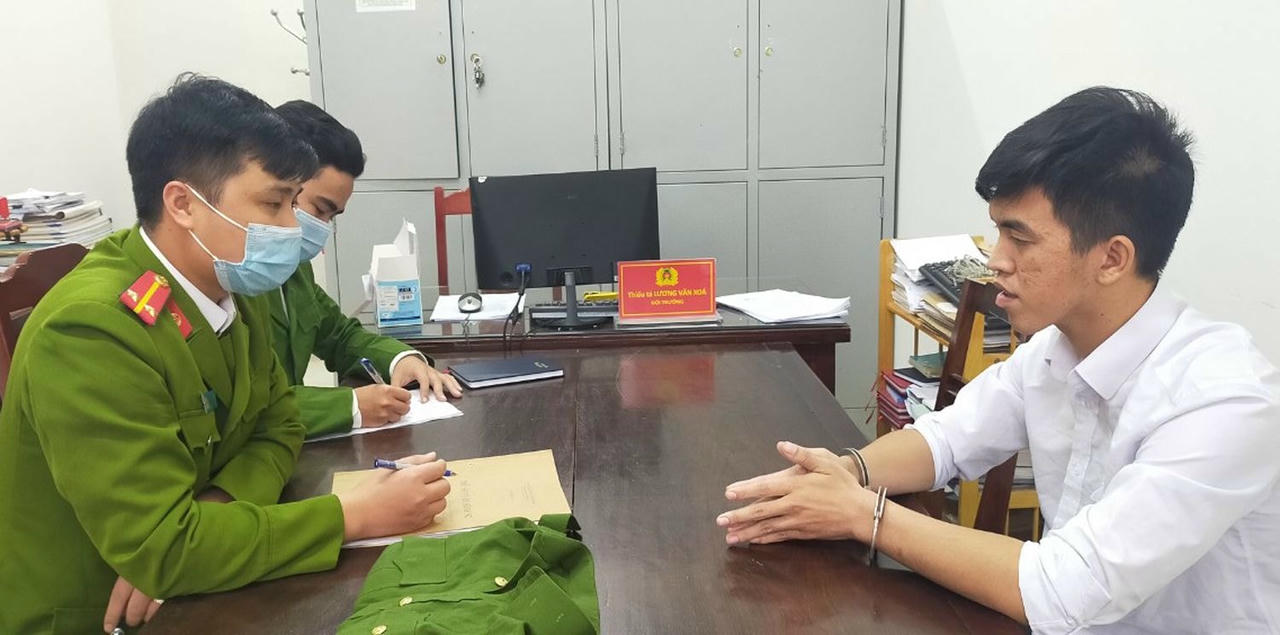Trần Quốc Thái khai nhận tại cơ quan Công an tỉnh Thanh Hóa