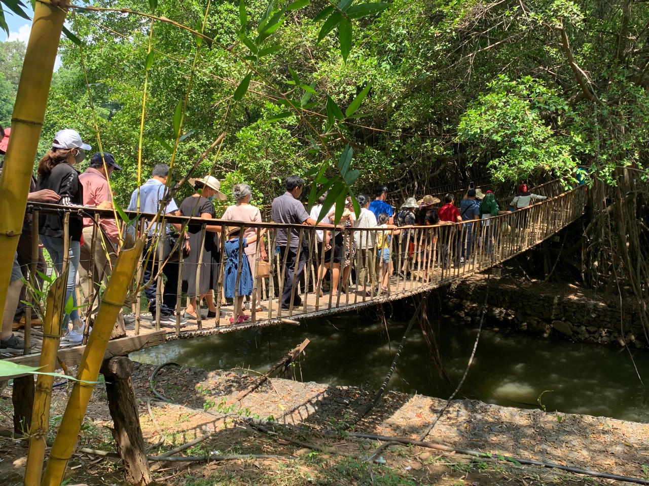 Điểm Du lịch cầu treo Buôn Đôn.