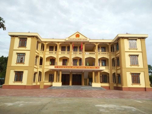 UBND xã Thiệu Chính, nơi ông Lê Đình Dinh công tác