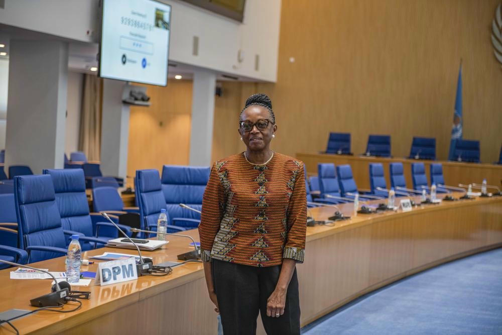 Bà Matshidiso Moeti tại văn phòng ở Brazzaville, Congo. Ảnh: AP.