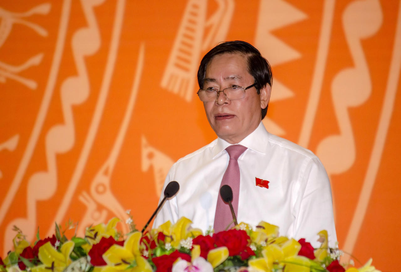 Ông Phạm Viết Thanh, Ủy viên Trung ương Đảng, Bí thư Tỉnh ủy, Chủ tịch HĐND tỉnh Bà Rịa-Vũng Tàu phát biểu khai mạc.