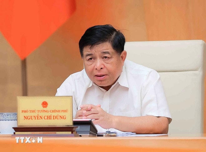 Phó Thủ tướng Nguyễn Chí Dũng phát biểu. (Ảnh: An Đăng/TTXVN) ttxvn-nguyen-chi-dung.jpg