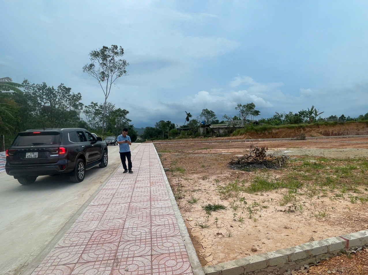 Nhiều khu đất ở xã Toàn Lưu được các nhà đầu cơ 