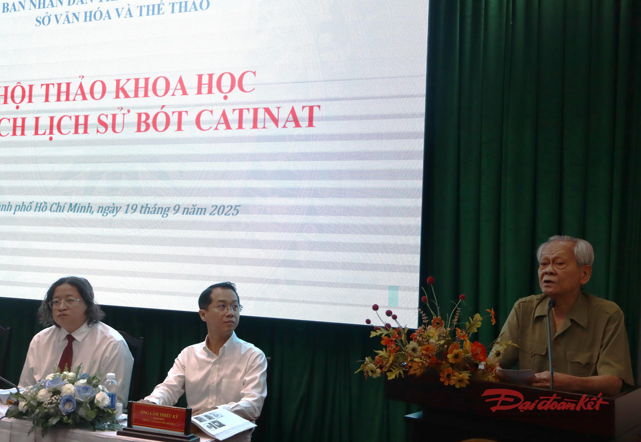 Ông Lê Văn Ngây (93 tuổi), nhân chứng lịch sử từng bị giam cầm, tra tấn tại Bót Catina. Ảnh: Hồng Phúc.