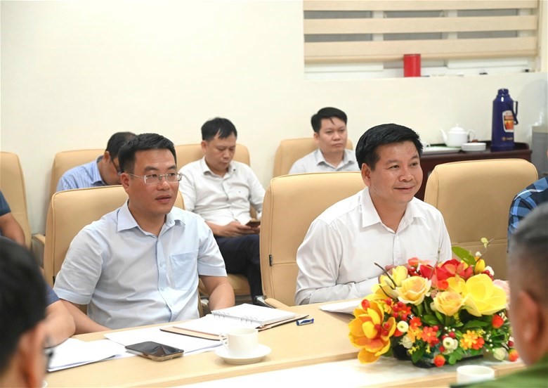 PGS.TS Đinh Văn Châu tại buổi làm việc.