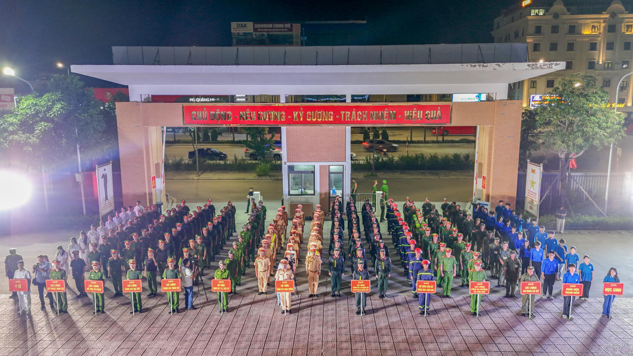 Lực lượng QN-14 được thành lập với mục tiêu huy động sức mạnh tổng hợp, tăng cường phối hợp giữa các lực lượng nghiệp vụ, giữa Công an tỉnh với các sở, ban, ngành, đoàn thể địa phương. Ảnh: Công an tỉnh Quảng Ninh.