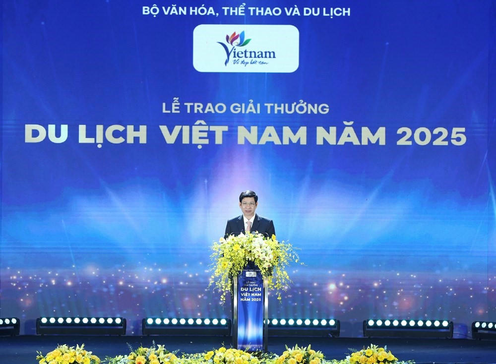 Thứ trưởng Hồ An Phong phát biểu tại Lễ trao giải